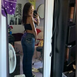 kohl’s lowrise flare jeans